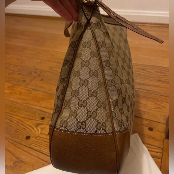 Gucci Bree GG Monogram Hobo Bag 👜 Excellent Preloved Condition w/ Dustbag & COA - Picture 10 of 17